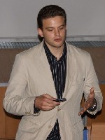 Danijel Korzinek podczas prezentacji